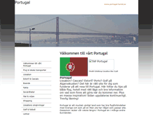 Tablet Screenshot of portugal-turist.se
